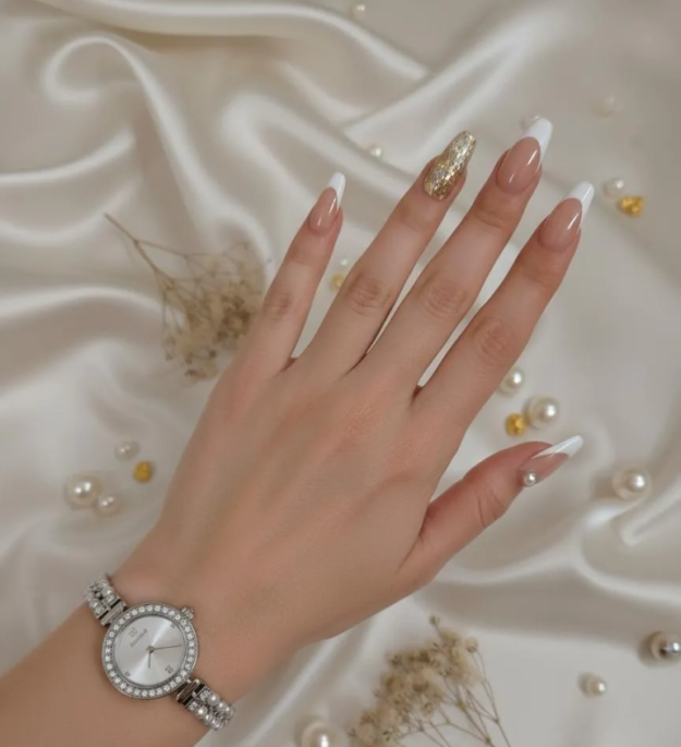 Stylish Women's Quartz Watch With Chain Strap-1Pc