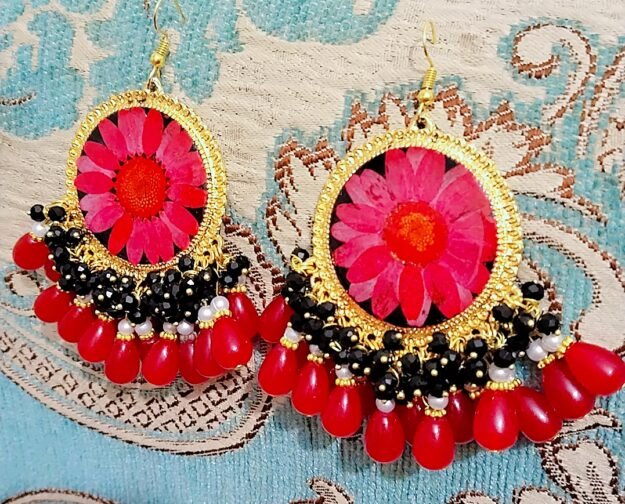 Hand made Resin jhumka